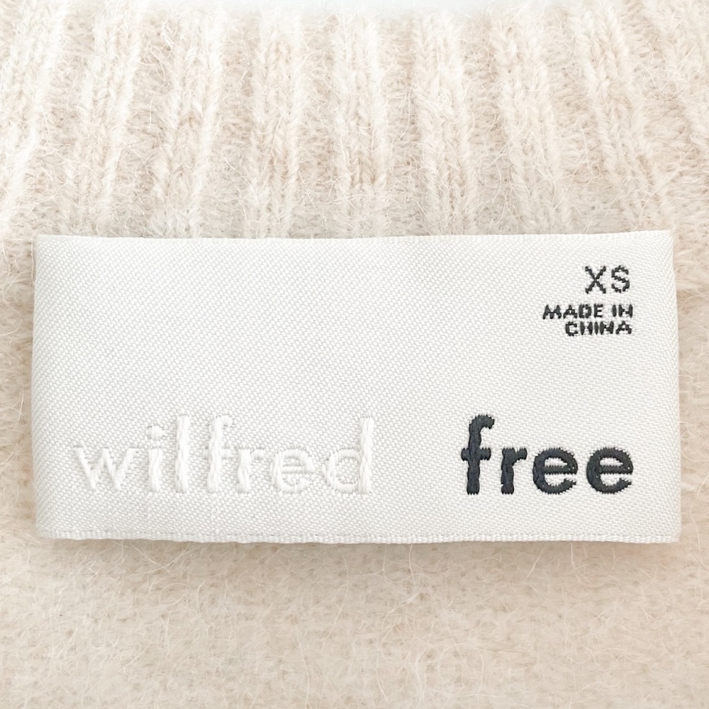 Wilfred Free Striped Alpaca Blend Sweater Dress - Picture 4 of 12